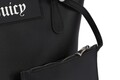 Geanta Juicy Couture 168, 45x13x30 cm, piele ecologica, negru/alb
