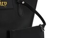 Geanta Juicy Couture 168, 45x13x30 cm, piele ecologica, negru/galben