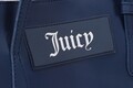 Geanta Juicy Couture 168, 45x13x30 cm, piele ecologica, albastru inchis/alb
