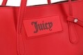 Geanta Juicy Couture 168, 45x13x30 cm, piele ecologica, rosu/maro
