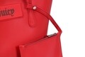Geanta Juicy Couture 168, 45x13x30 cm, piele ecologica, rosu/maro