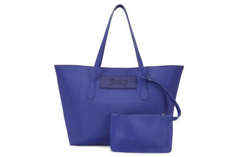 Geanta Juicy Couture 168, 45x13x30 cm, piele ecologica, albastru sax/albastru inchis