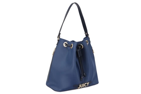 Geanta Juicy Couture 196, 30x15x25 cm, piele ecologica, albastru inchis