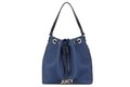 Geanta Juicy Couture 196, 30x15x25 cm, piele ecologica, albastru inchis