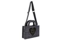 Geanta Juicy Couture 207, 28x7x18 cm, piele ecologica, negru