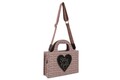 Geanta Juicy Couture 207, 28x7x18 cm, piele ecologica, negru