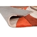 Covor Infinite Splinter Orange, Flair Rugs, 160x220 cm, 100% poliester, portocaliu/bej