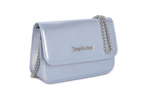Geanta Juicy Couture 389, 20x5x13 cm, piele ecologica, ice blue