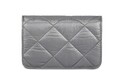 Geanta Juicy Couture Quilted 389, 20x5x13 cm, piele ecologica, antracit