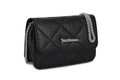 Geanta Juicy Couture Quilted 389, 20x5x13 cm, piele ecologica, negru