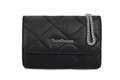Geanta Juicy Couture Quilted 389, 20x5x13 cm, piele ecologica, negru