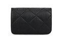 Geanta Juicy Couture Quilted 389, 20x5x13 cm, piele ecologica, negru