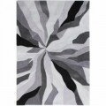 Covor Infinite Splinter Grey, Flair Rugs, 80 x 150 cm, 100% poliester, gri