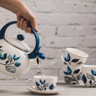 Albastru, Set cafea 12 piese