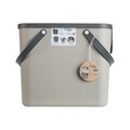 Cos de gunoi pentru colectare selectiva Albula, Rotho, 25 L, plastic, maro