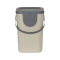 Cos de gunoi pentru colectare selectiva Albula, Rotho, 25 L, plastic, maro