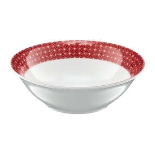 Piros, Mély tál 18 cm - erőteljes piros