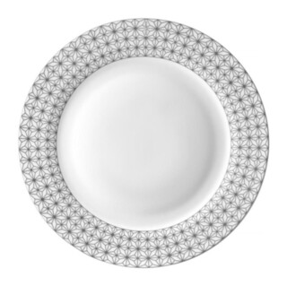 Gri, Farfurie intinsa 26.5 cm - gri