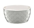 Bol Glamour, Ambition, portelan, 13.5 cm, gri deschis
