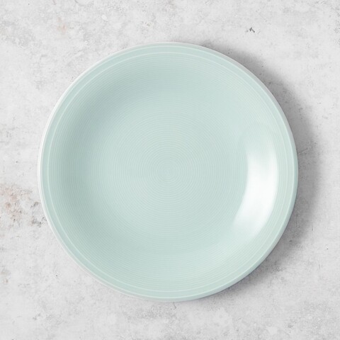 Farfurie desert Sweet, Ambition, portelan, 21 cm, albastru