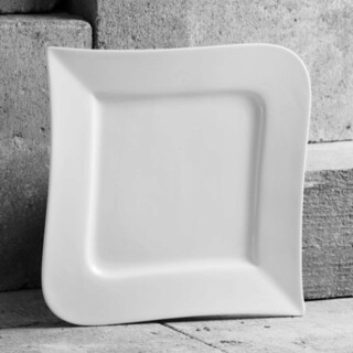 Fehér, Lapostányér 24.5 cm