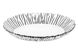 Transparent, Platou oval 33x25 cm