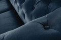 Oxford Chesterfield Kihúzhatós kanapé, 88x216x75 cm, 3 személyes, sötétkék