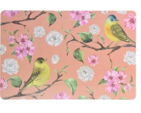 Suport pentru farfurie Birds, 43.5x28.5 cm, polipropilena, portocaliu