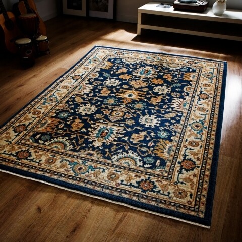 Covor Persia Tabriz Navy/Cream 120X180