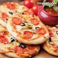 Cuptor electric pentru mini pizza cu carte de retete Presto, InnovaGoods, 700W, rosu/negru