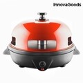 Cuptor electric pentru mini pizza cu carte de retete Presto, InnovaGoods, 700W, rosu/negru