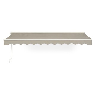 395x200 cm, Fehér/Szürke