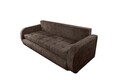 Разтегателен диван Siena, 230x97x78 см, с  място  за съхранение, Кафяв