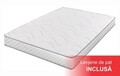 Saltea ortopedica Silver Memory 140x190 cm, H 18 cm, cu lenjerie de pat inclusa
