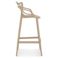 Scaun bar, Floyd, L.50 l.54 H.109, plastic, bej