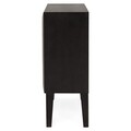 Comoda cu 4 sertare, Chic, L.66 l.36 H.95, mdf/pal/furnir de mesteacan, wenge