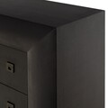 Comoda cu 4 sertare, Chic, L.66 l.36 H.95, mdf/pal/furnir de mesteacan, wenge
