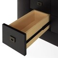 Comoda cu 4 sertare, Chic, L.66 l.36 H.95, mdf/pal/furnir de mesteacan, wenge