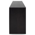 Bufet cu 4 usi si 3 sertare, Chic, L.200 l.50 H.83, mdf/pal/furnir de mesteacan, wenge