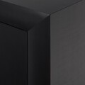 Bufet cu 4 usi si 3 sertare, Chic, L.200 l.50 H.83, mdf/pal/furnir de mesteacan, wenge