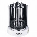 Rotisor/gratar vertical Jocca, 1400 W, 26.5 x 28.5 x 28.5 cm, inox/plastic, alb