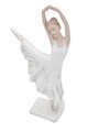 Decoratiune Dancer Dicy -A, Mauro Ferretti, 14x4.5x24 cm, polirasina, alb
