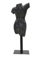 Decoratiune Museum Woman, Mauro Ferretti, 19x17x50 cm, polirasina, negru