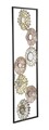 Decoratiune de perete Gliss -A, Mauro Ferretti, 31x90 cm, fier, auriu