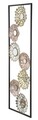 Decoratiune de perete Gliss -A, Mauro Ferretti, 31x90 cm, fier, auriu
