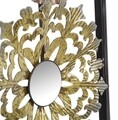 Decoratiune de perete Gliss -A, Mauro Ferretti, 31x90 cm, fier, auriu
