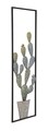 Decoratiune de perete Cactus -A, Mauro Ferretti, 31x90 cm, fier