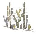 Decoratiune de perete Cactus -B, Mauro Ferretti, 90x64 cm, fier, multicolor