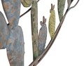 Decoratiune de perete Cactus -B, Mauro Ferretti, 90x64 cm, fier, multicolor