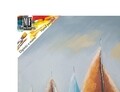 Tablou decorativ Sidney -B, Mauro Ferretti, 80x80 cm, canvas pictat manual, multicolor